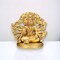 Brass Panchmukhi Hanuman Statue Anjani Pawan Putra Lord Bajrangbali Idol Murti Hindu Religious Divine Sculpture for Home Office Entrance Pooja Room Temple Mandir Decor Housewarming Gift